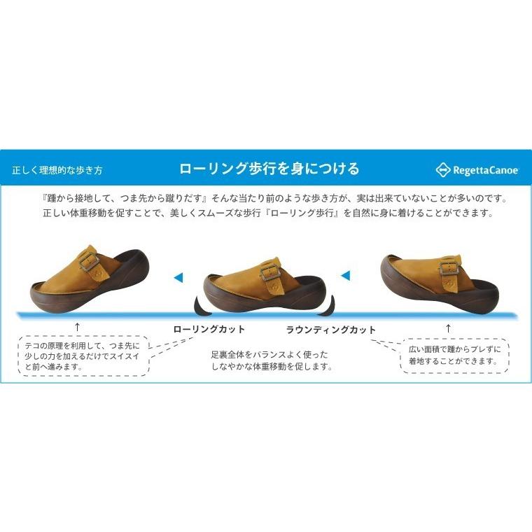 【完売】 カヌー サンダル メンズ ベルト付き本革レザーサボ｜regettacanoe-gj｜15