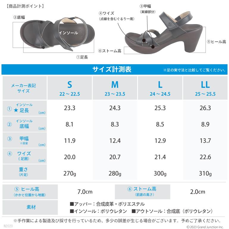 リゲッタ カヌー サンダル レディース バナナヒール PUレザークロスベルトサンダル｜regettacanoe-gj｜25