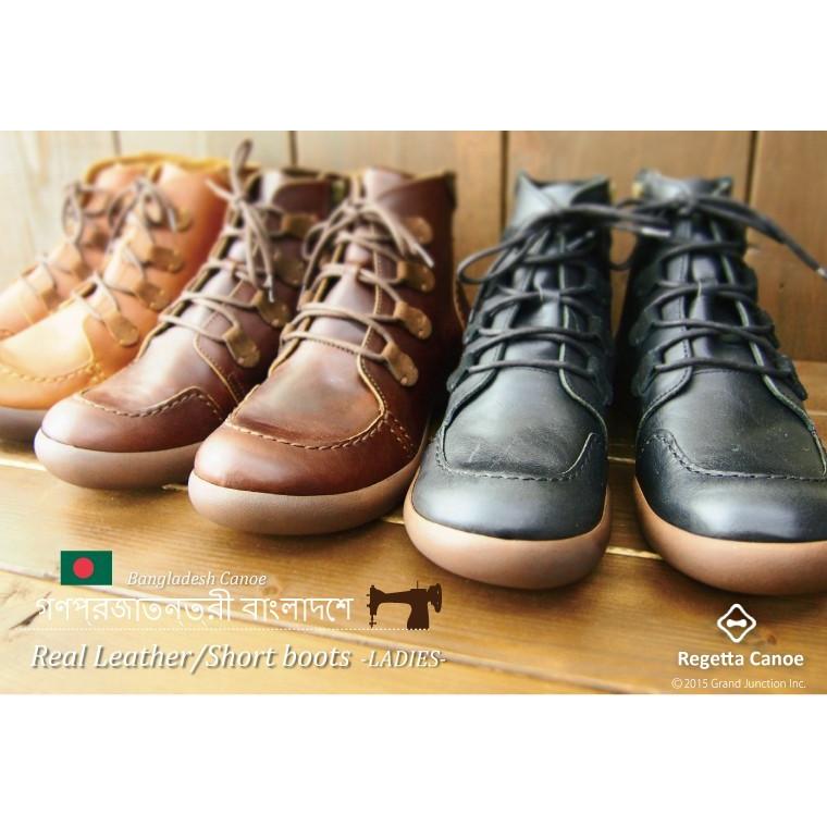 【完売】 リゲッタ カヌー ショートブーツ 本革 レザー サイドジップ boots｜regettacanoe-gj｜05