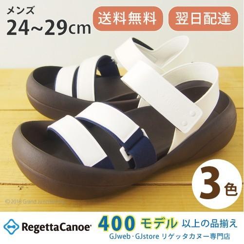 完売】リゲッタカヌー サンダル メンズ ビッグフット 3本ベルトバック 