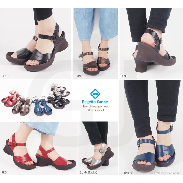 【完売】リゲッタ カヌー サンダル レディース 厚底 ウェッジソール かかと ストラップ ハイヒール sandal｜regettacanoe-gj｜18