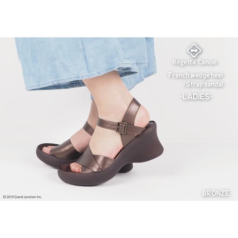 【完売】リゲッタ カヌー サンダル レディース 厚底 ウェッジソール かかと ストラップ ハイヒール sandal｜regettacanoe-gj｜10