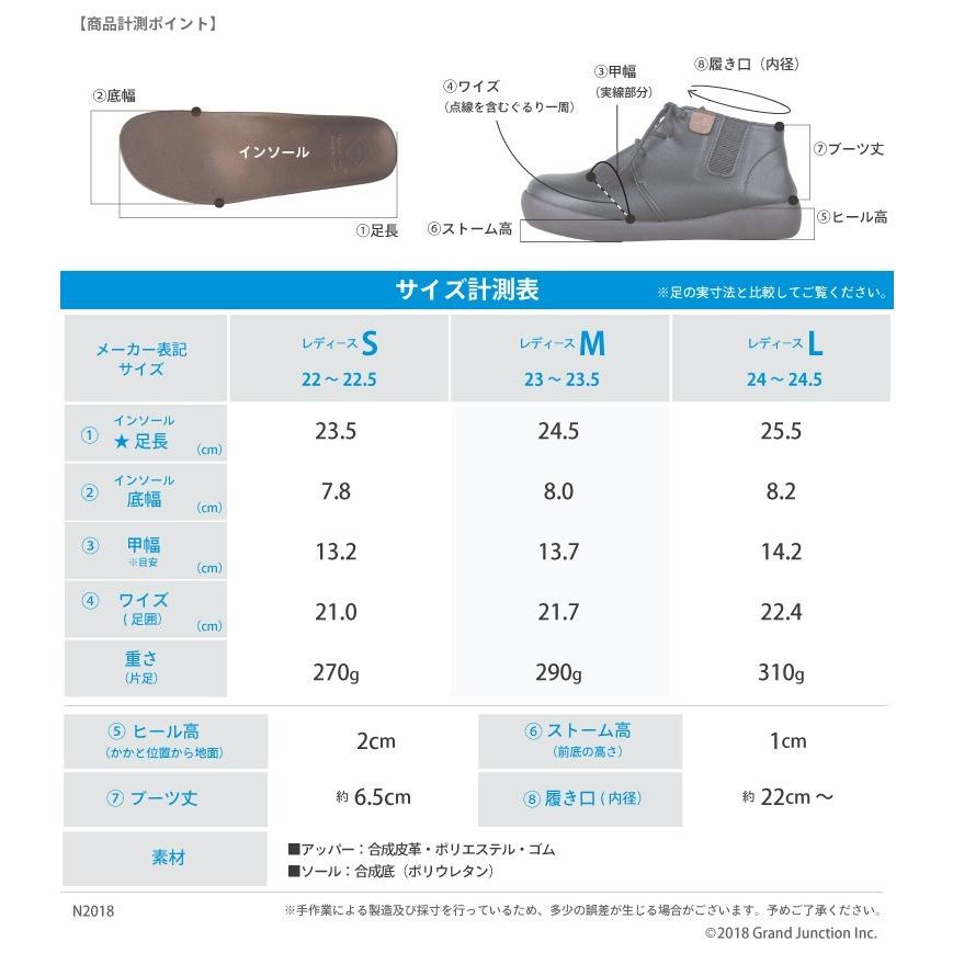 リゲッタ カヌー レディース  シューズ ブーツ サイドゴア 防滑 shoes｜regettacanoe-gj｜19