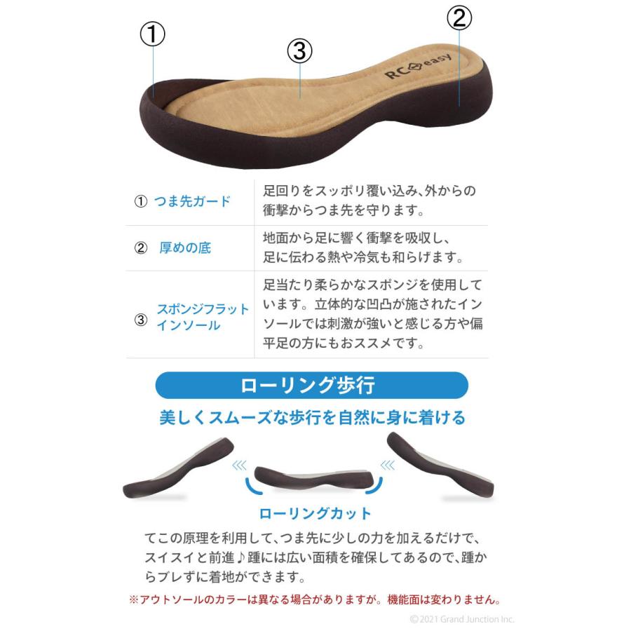 リゲッタ カヌー レディース サンダル 厚底 フラット つっかけ ベルト ベルクロ 偏平足 履きやすい sandal｜regettacanoe-gj｜10