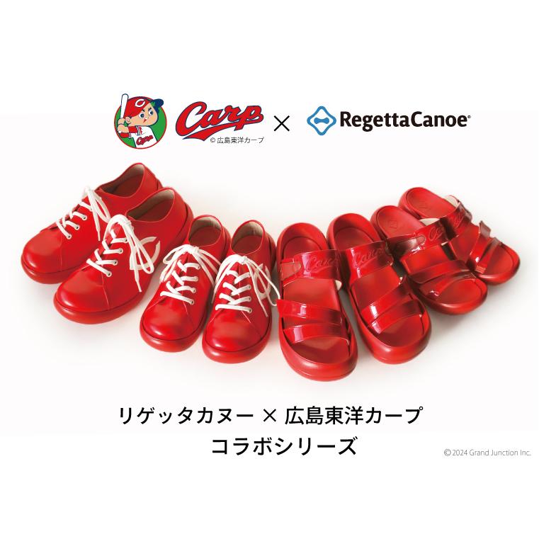 リゲッタ カヌー レディース サンダル 広島 東洋 カープ コラボ つっかけ カバー プロ野球 応援 グッズ CARP sandal｜regettacanoe-gj｜03