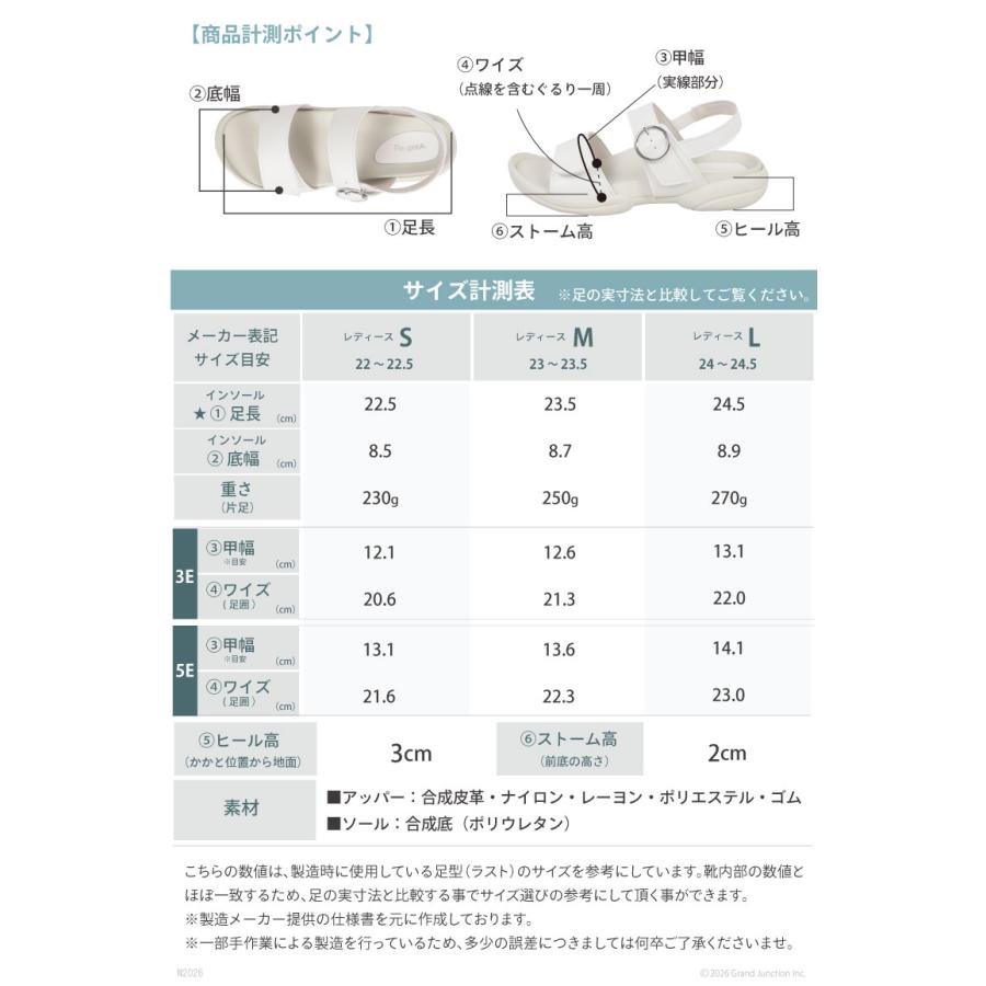リゲッタワーク リゲッタ ナース サンダル レディース 疲れない 黒 白