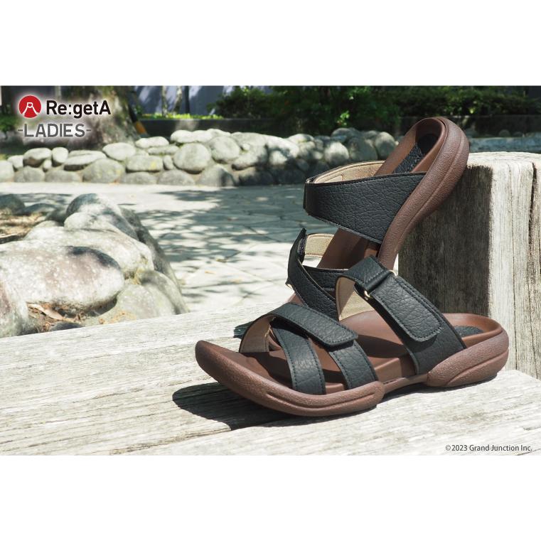 Re:getA リゲッタ グミサンダル レディース クロスベルト Re:getA リゲッタ グミサンダル レディース クロスベルト