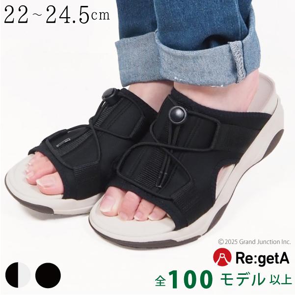 Re:getA（リゲッタ） サンダル レディース 厚底 つっかけ 疲れない