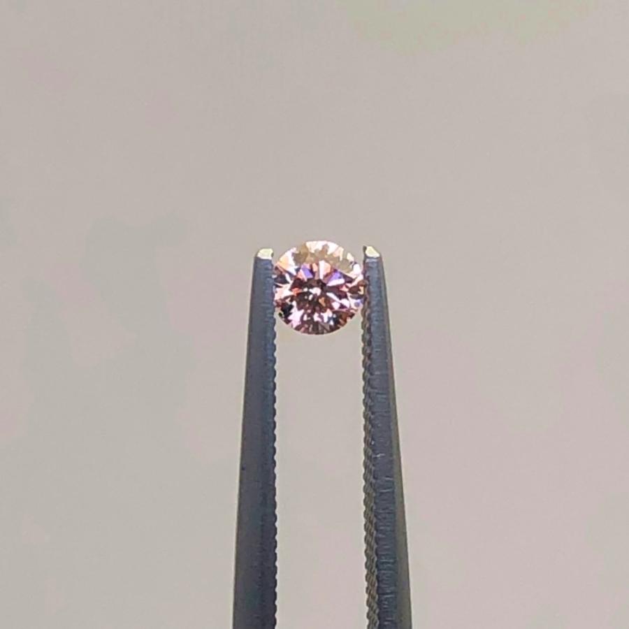 ファンシーピンクダイヤモンドルース 0.200ct FP SI2 CGL ラウンド 