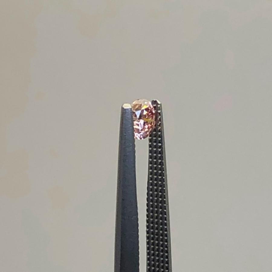 ファンシーピンクダイヤモンドルース 0.200ct FP SI2 CGL ラウンド  