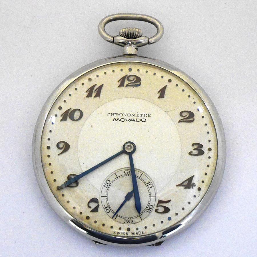 no8 美術品級 MOVADO モバード クロノメーター PT950 プラチナ 16J 手 