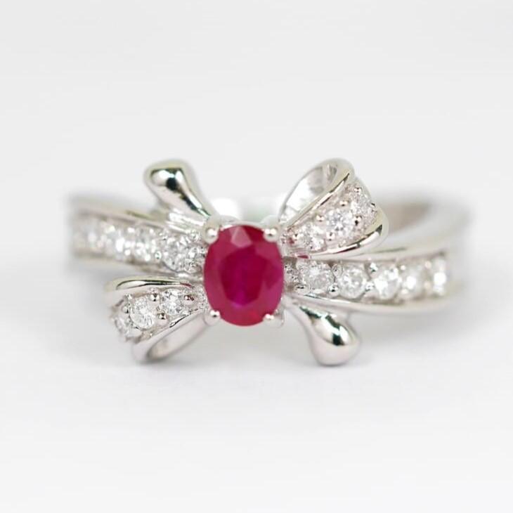 ルビー0.43ct Pt プラチナリング : REGGINA - 通販 - Yahoo!ショッピング
