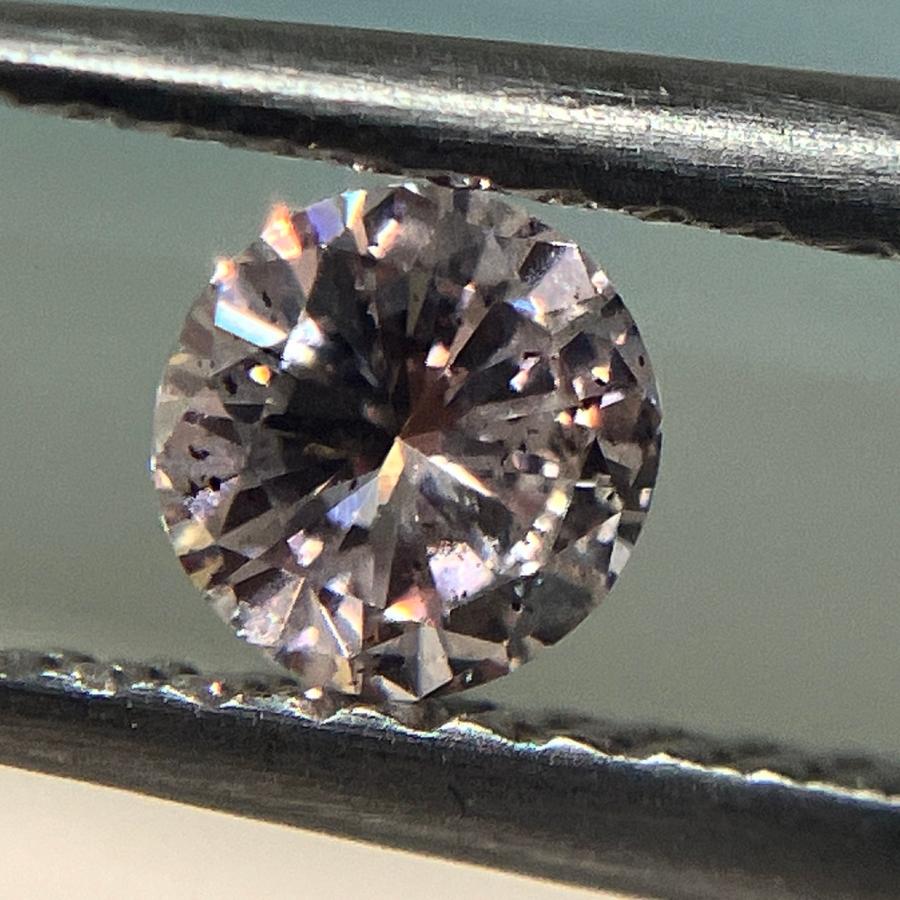 ライトパープリッシュピンクダイヤモンド0.2ct Pt900 プラチナリング 