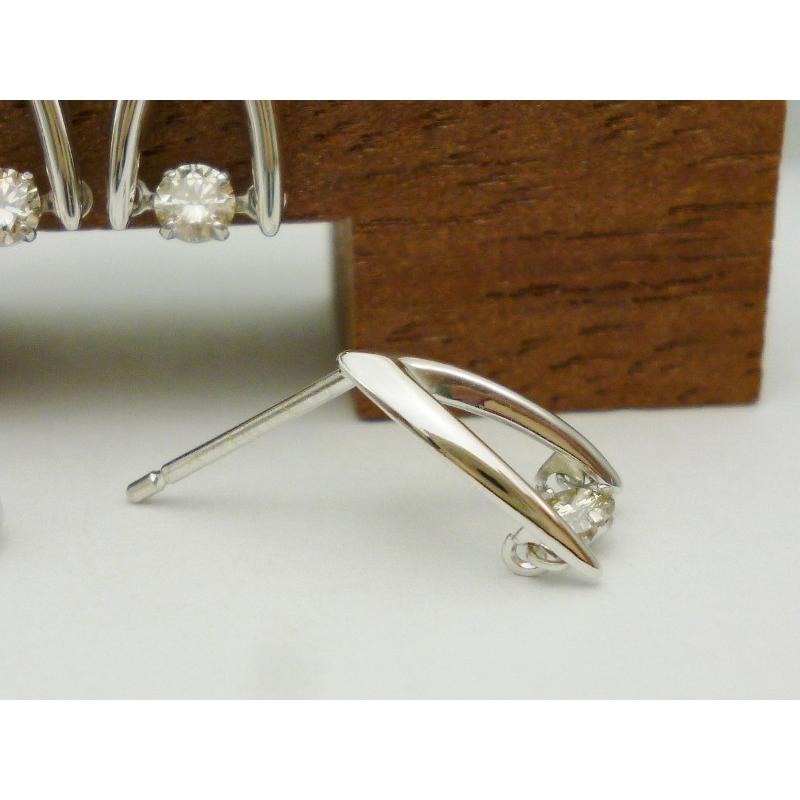 ダンシングストーン ダイヤモンド ゴールド ピアス 合計0.2ct 0.10ct 