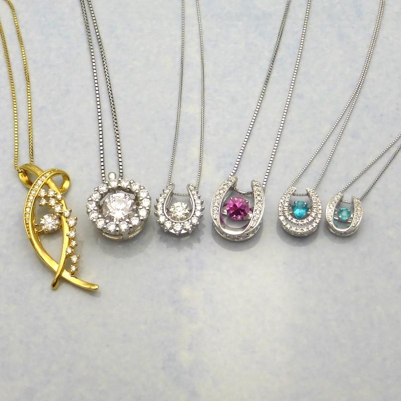 ダンシングストーン 2カラット ダイヤモンドプラチナネックレス 2ct 
