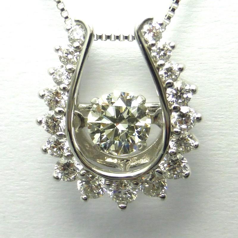 ダンシングストーン ダイヤモンド0.30ct/0.37ct ホワイトゴールド 