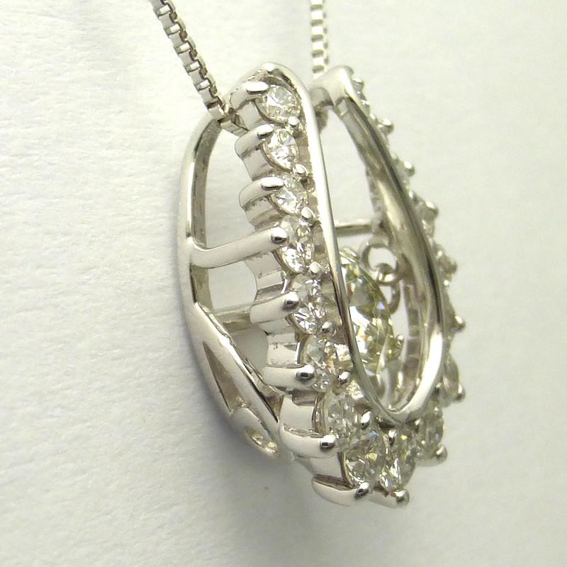 ダンシングストーン ダイヤモンド0.30ct/0.37ct ホワイトゴールド 