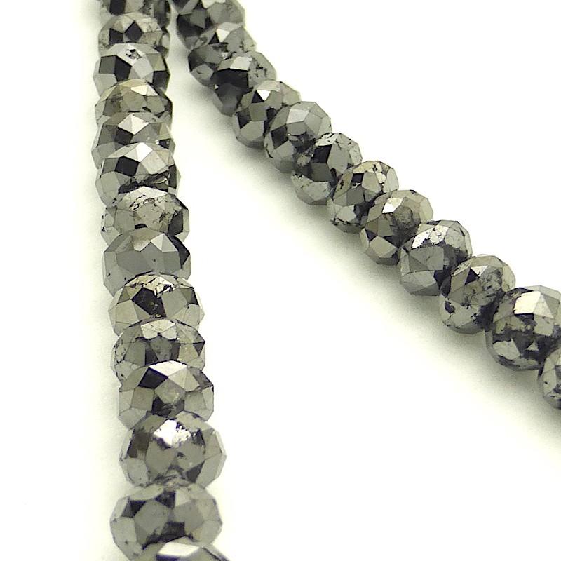 100ct ブラックダイヤモンドネックレス K18WG Black Diamond : REGGINA