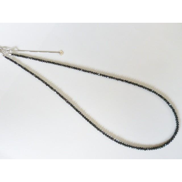 ◎グッドハーツ K18WG刻印 ブラックダイヤ ネックレス 限定1点】K18wg