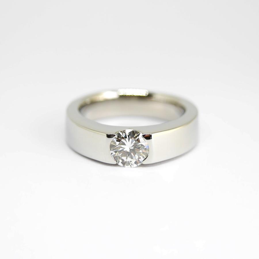 ダイヤモンド0.8ct H VS1 GOOD CGLソー付 PT900 プラチナリング COOL