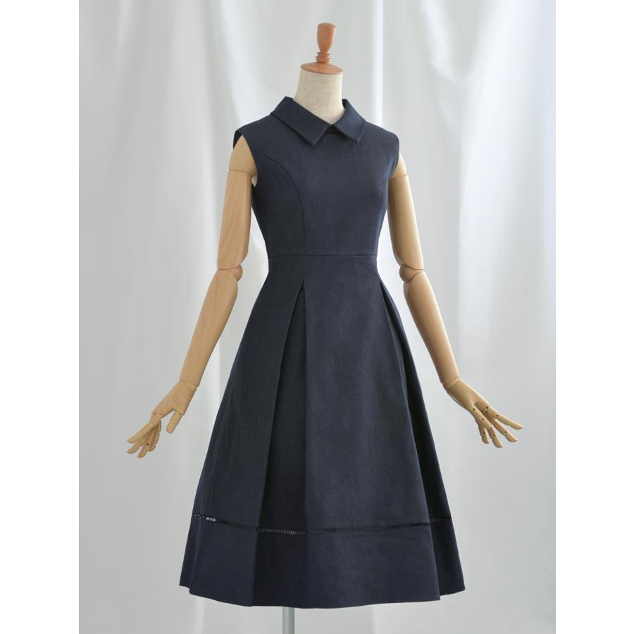 【新品】ルイルイーズ　リリエネネ　デニムワンピース　4A REGINA RISURRE 【デニム ワンピース ラフィネ】03-a24 春 夏 秋