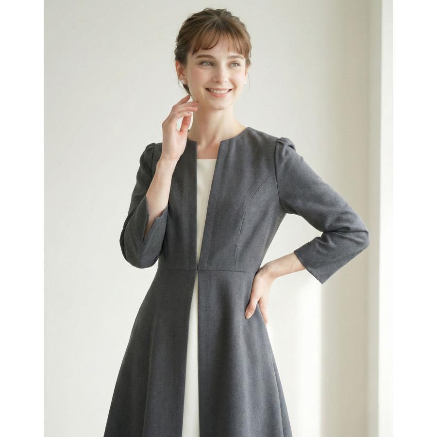 プリスティン　グレー レイヤード ワンピース REGINA RISURRE（レジーナリスレ） 【プリマ レイヤード ワンピース