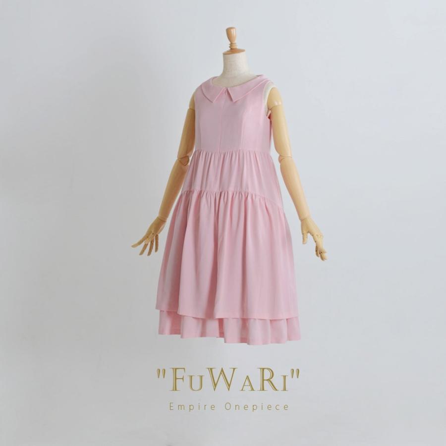 ワンピース レディース ミディアム エンパイア ワンピース Fuwari 31 I 夏 春夏 秋 上品 きれいめ 涼感 ノースリーブ 30代 40代 C レジーナ 神戸ワンピース ヤフー店 通販 Yahoo ショッピング