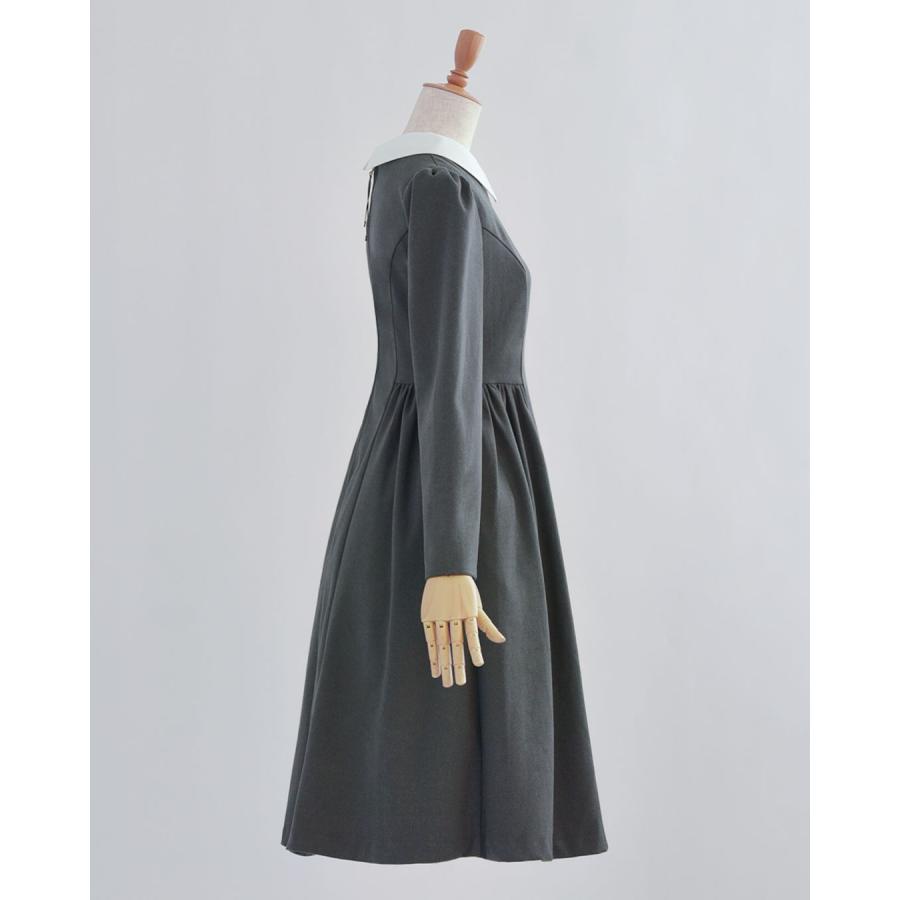 ✽+ワンピース グレーベージュ+✽ 七五三 クリスマス お正月 入園式 AddRouge｜七五三 ママ ワンピース レディース セレモニー