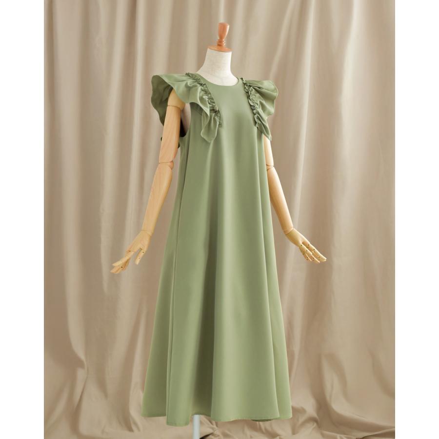 【極美品】REGINA RISURRE 襟付きフレアワンピース771 きれいめ・上品な大人ワンピース専門店｜レジーナリスレ【神戸発】