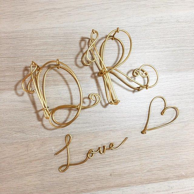 ワイヤーイニシャルオブジェ Loversシャンパンゴールド アルファベット ウェルカムスペース 結婚式 誕生日 We10 Region Life 通販 Yahoo ショッピング