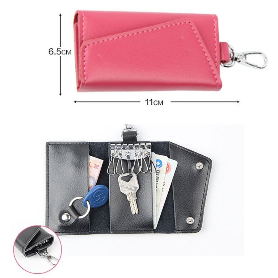 キーケース 6連　高級 牛革 6連 スマート 機能性重視のシンプルデザイン 全7色 |  | 04