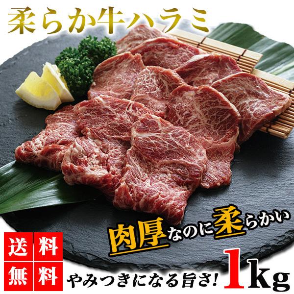 ハラミ 1kg 牛ハラミ やわらかハラミ ハラミ肉 サガリ 焼肉 牛肉 肉 バーベキュー BBQ グルメ メーカー直送 shr-003 | 