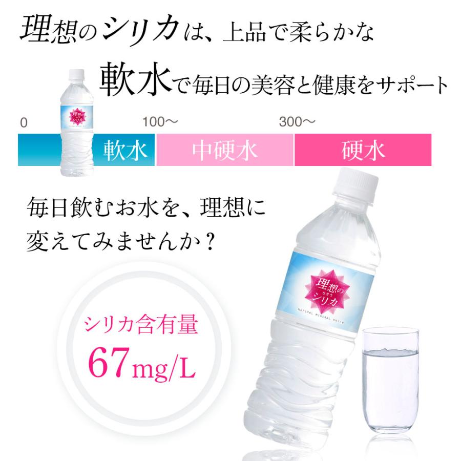 シリカ水 500ml 24本 高濃度シリカ水 シリカウォーター 理想のシリカ ミネラルウォーター ケイ素水 天然水 シリカ 水 軟水 国産 鳥取県産 |  | 05