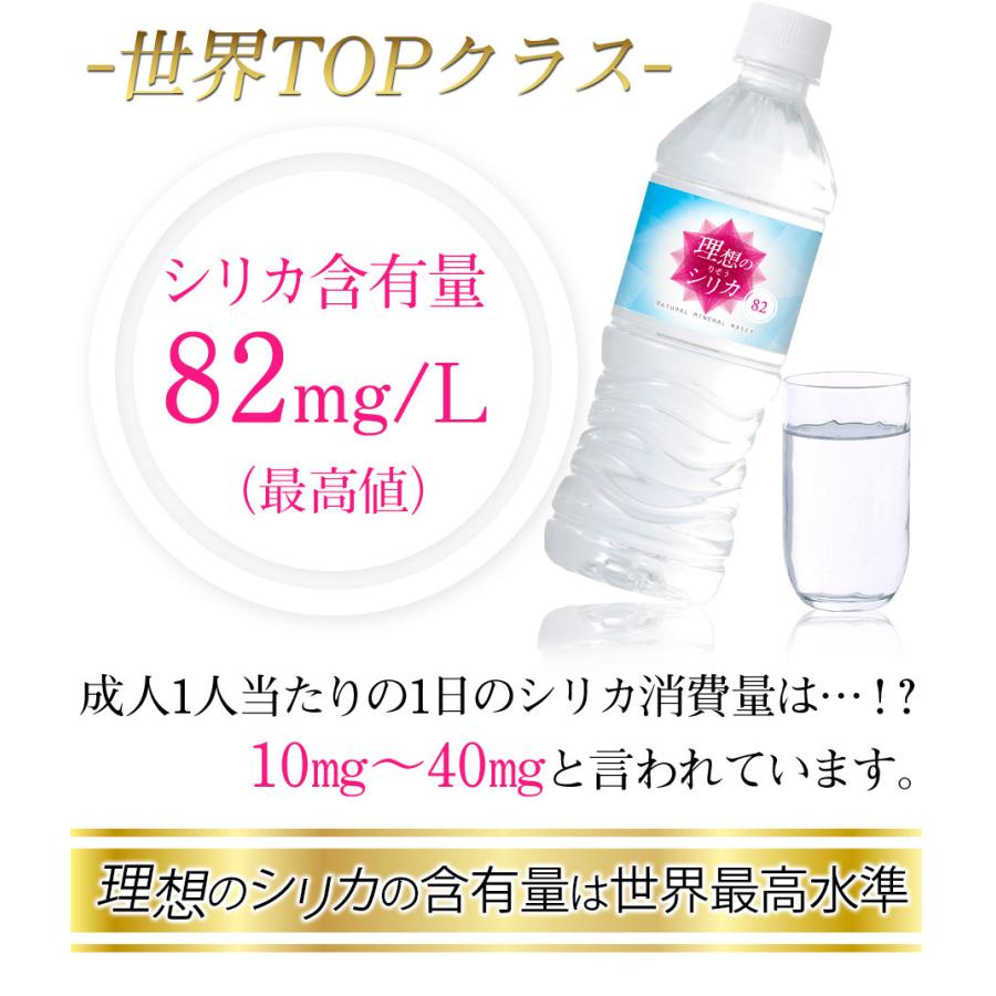 シリカ水 500ml 48本 高濃度シリカ水 シリカウォーター 理想のシリカ ミネラルウォーター ケイ素水 天然水 天然シリカ 水 軟水 国産 鳥取県産｜regorith｜07