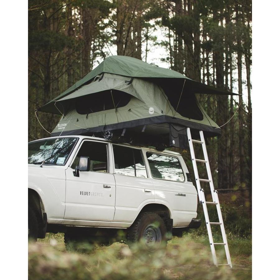 Feldon Shelter クロウズネスト ルーフトップテント レギュラーサイズ グリーン |  | 02