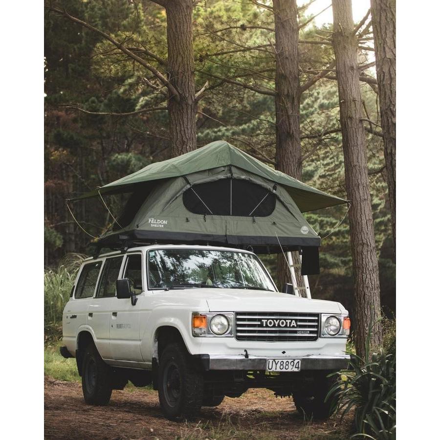 Feldon Shelter クロウズネスト ルーフトップテント レギュラーサイズ グリーン |  | 04