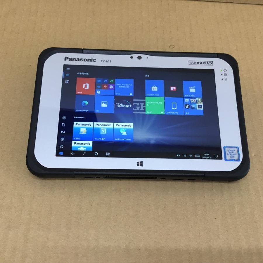 160時間使用 PANASONIC タブレット FZ-M1FQ43XVJ TOUGHPAD COREM5(6Y57 