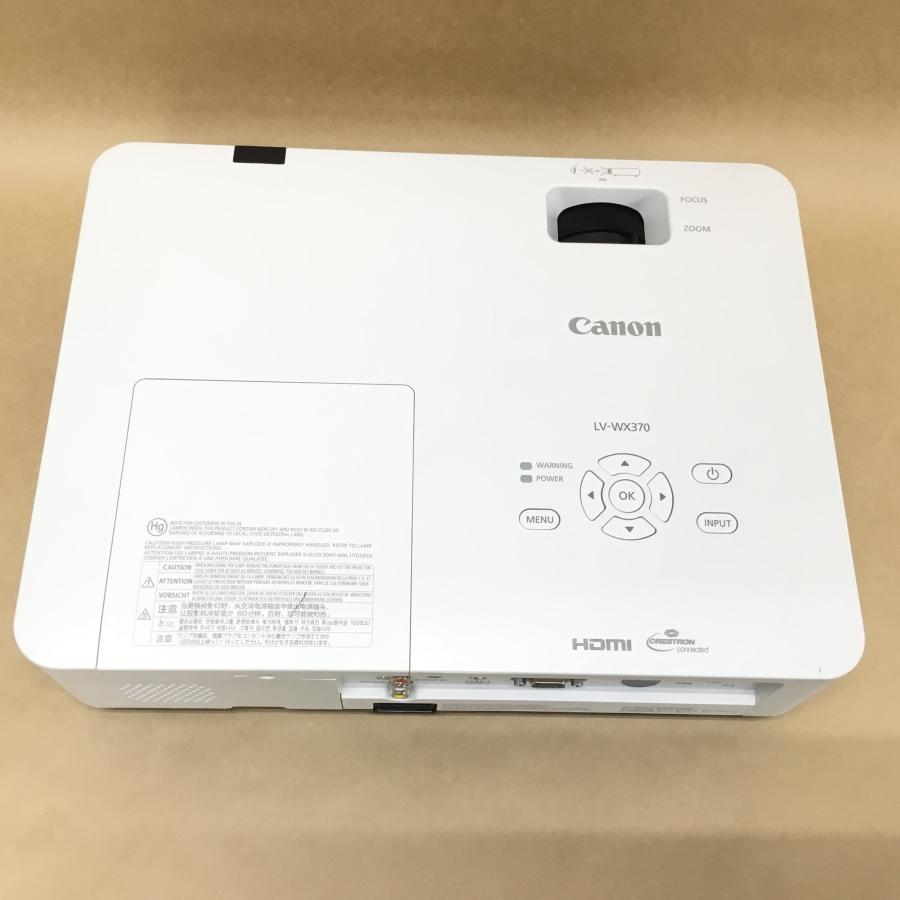 Canon - ランプ使用0時間 CANON パワープロジェクター LV-WX370 3700ルーメン HDMI D-SUB USB-Bケーブル ランプ使用182時間 CANON パワープロジェクター LV-WX370 3700