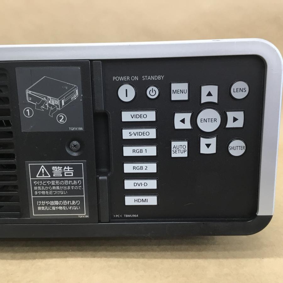 ランプ使用(1)(2)769時間 Panasonic プロジェクター PT-DX610S ランプ使用(1)(2)769時間 Panasonic プロジェクター PT-DX610S