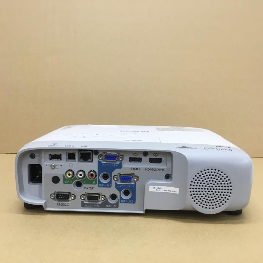 ランプ使用795時間 エプソン ビジネスプロジェクター EB-960W ランプ使用795時間 エプソン ビジネスプロジェクター EB-960W