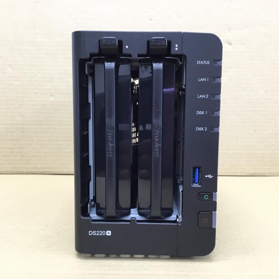 Synology - 動作確認済み・システム消去済み ＳＹＮＯＬＯＧＹ ネットワーク接続ストレージ DS220+ 2000GB(1000GB×2) Synology - 動作確認済み・システム消去済み SYNOLOGY