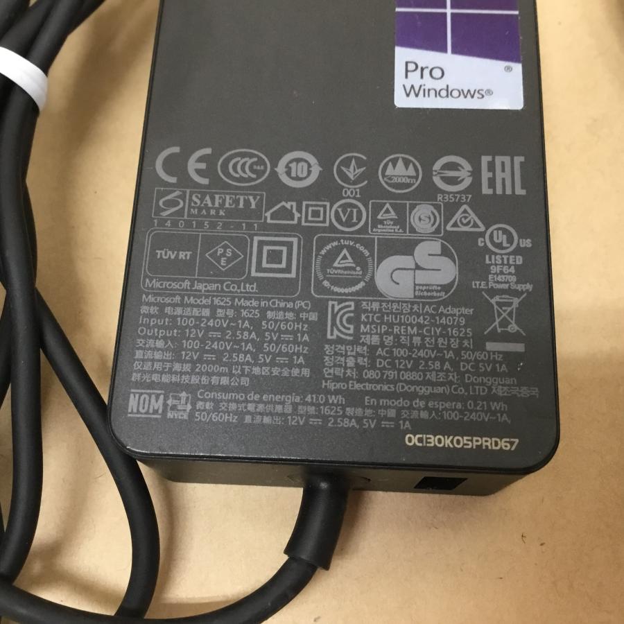Microsoft Surface ACアダプター 36W Model:1625 PRO 3/4