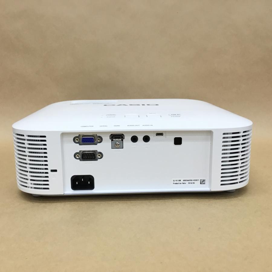 CASIO - ランプ使用1時間 CASIO ビジネスプロジェクター XJ-V110W 3500ルーメン WXGA HDMI リモコン D-SUB HDMIケーブル 純箱 ランプ使用1時間 CASIO ビジネスプロジェクター XJ-V110W 3500