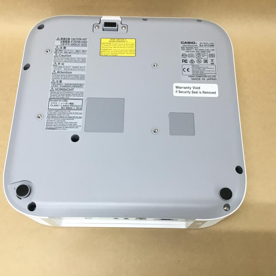 CASIO - ランプ使用1時間 CASIO ビジネスプロジェクター XJ-V110W 3500ルーメン WXGA HDMI リモコン D-SUB HDMIケーブル 純箱 ランプ使用1時間 CASIO ビジネスプロジェクター XJ-V110W 3500