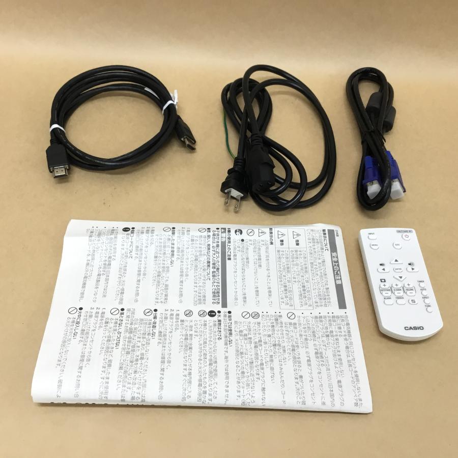 CASIO - ランプ使用1時間 CASIO ビジネスプロジェクター XJ-V110W 3500ルーメン WXGA HDMI リモコン D-SUB HDMIケーブル 純箱 ランプ使用1時間 CASIO ビジネスプロジェクター XJ-V110W 3500