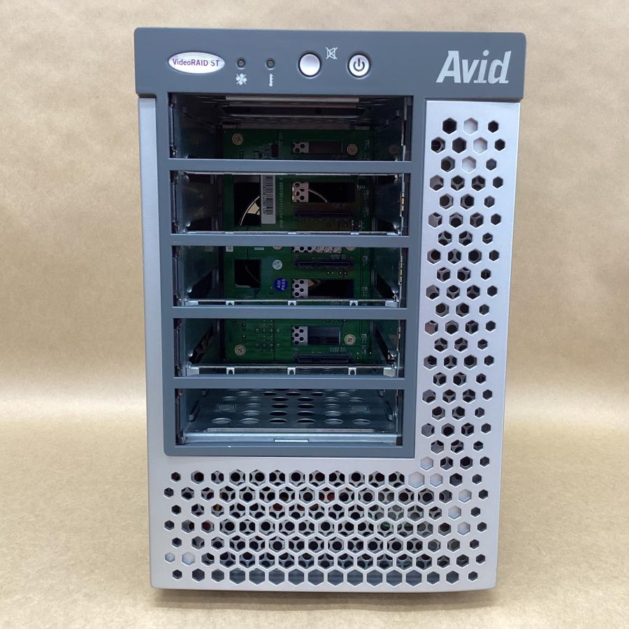AVID - 通電確認済み・システム消去済み AVID VideoRAID ST 5ベイ外付けSASエンクロージャ XJ-SA12-005 2500GB(500GB×5台) 通電確認済み・システム消去済み AVID VideoRAID ST 5ベイ外付け