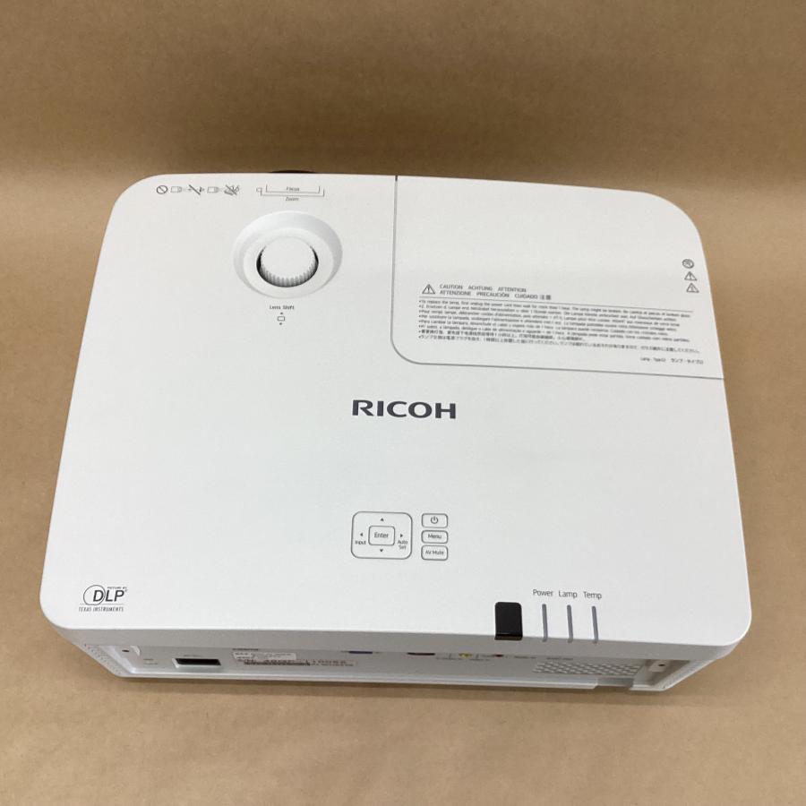 ランプ使用592時間 RICOH ビジネスプロジェクター PJ WU5570