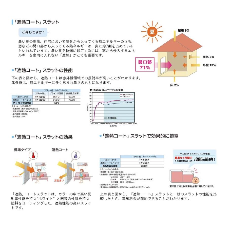 ブラインド ブラインドカーテン アルミ  タチカワブラインド アルミブラインド オーダー 日本製 送料無料 全44色 羽根幅 25 mm｜rehome-japan｜11