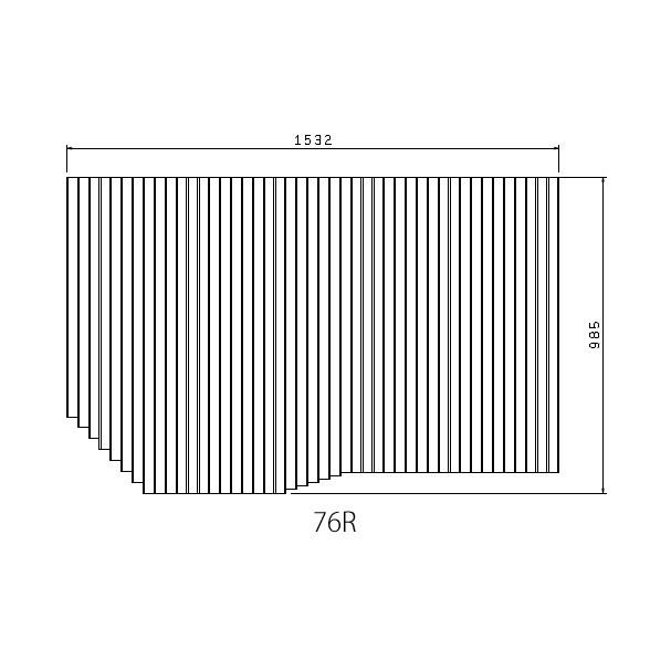 トクラス　風呂ふた 750x1566mm 新品未使用　 FFDGDW9AB YAMAHA（ヤマハ） 送料無料 お風呂のふた トクラス 断熱合わせフタ 2