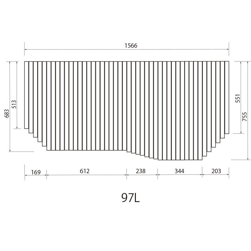 お風呂のふた トクラス (旧ヤマハ)新97L【新品番】FFMTDW2A1 ヤマハ